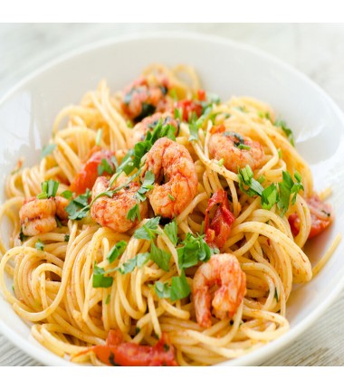 PÂTES AUX CREVETTES